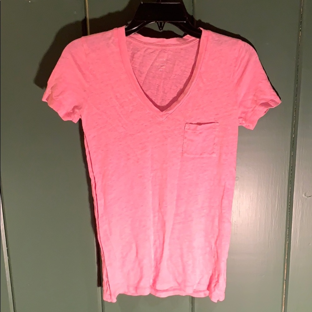 Pink J. Crew Tee